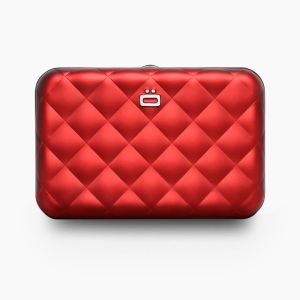 Ögon Designs Quilted Button Smart Case Kortfodral Röd