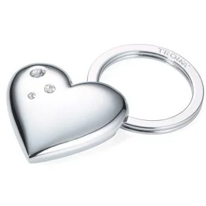 Troika Girls Best Friends Shiny Heart Nyckelring hjärta med Swarovski detaljer