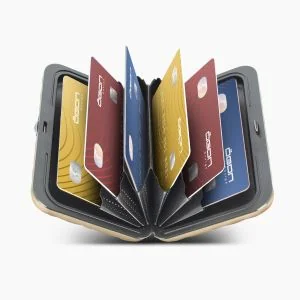 Ögon Designs Quilted Button Smart Case Kortfodral Svart