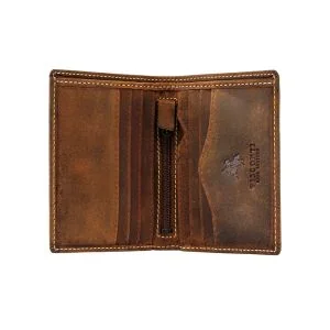 Visconti Hunter Arrow Liten RFID Plånbok Herr Tan Skinn