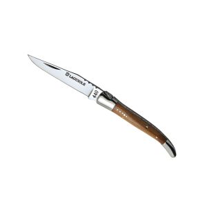 Laguiole Klassisk Fällbar Fickkniv med handtag i olivträ