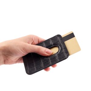 GoldBlack iPhone MagSafe Wallet Skinn